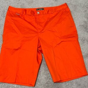 Lauren Ralph Lauren Active Orange Bermuda Shorts 14